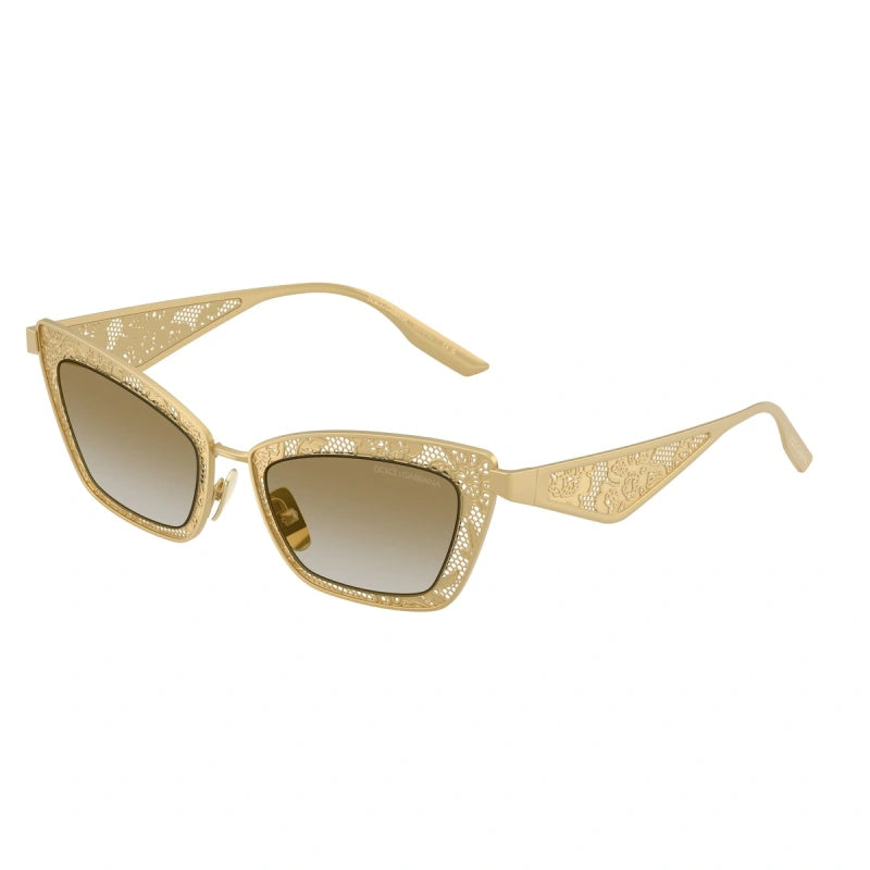 DOLCE & GABBANA - 12246E ORO OPACO | OCCHIALE DA SOLE DONNA - DG 2311 CALIBRO 51
