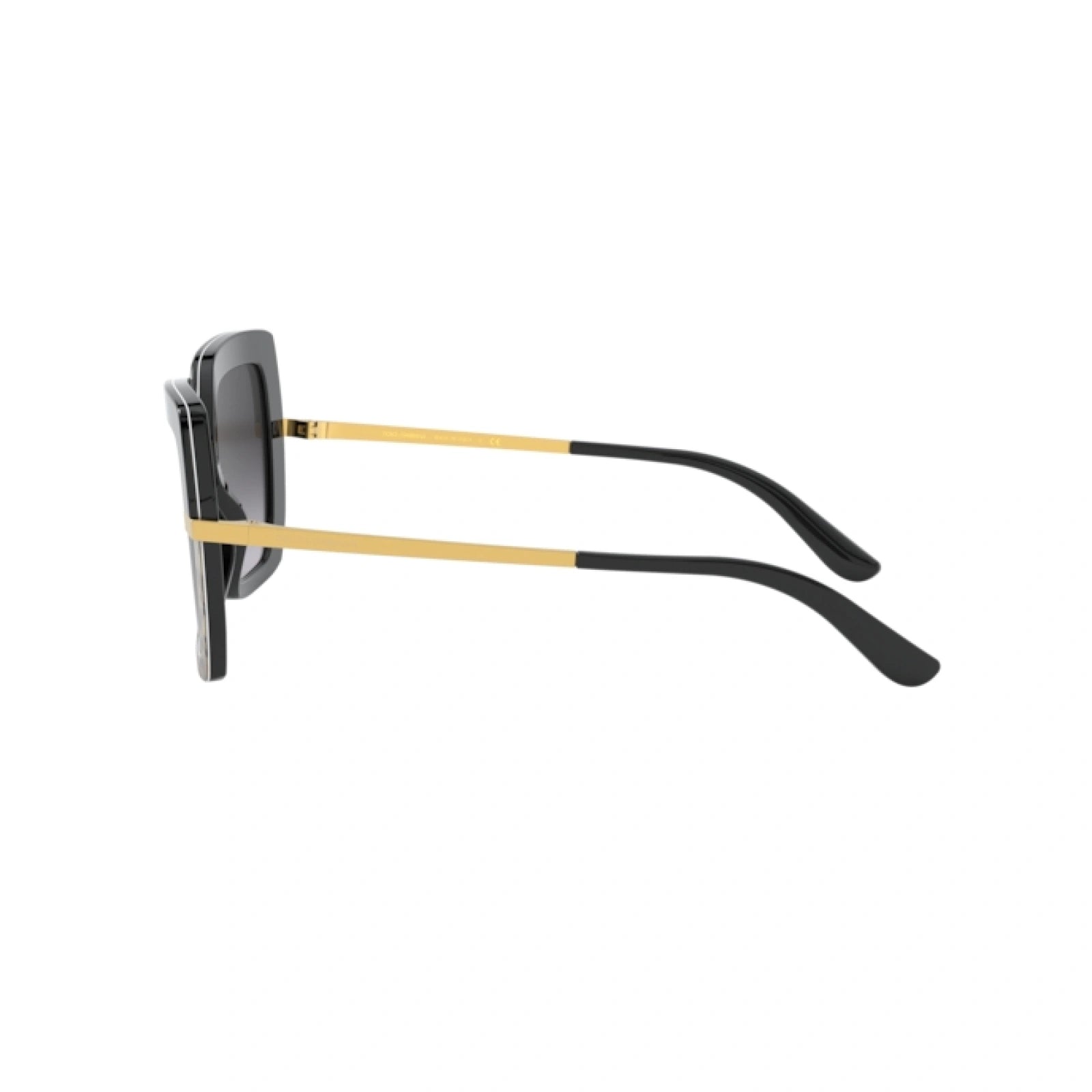 DOLCE & GABBANA DG 4373 - 32448G TOP NERO SU STAMPA LEO / NERO | OCCHIALE DA SOLE DONNA