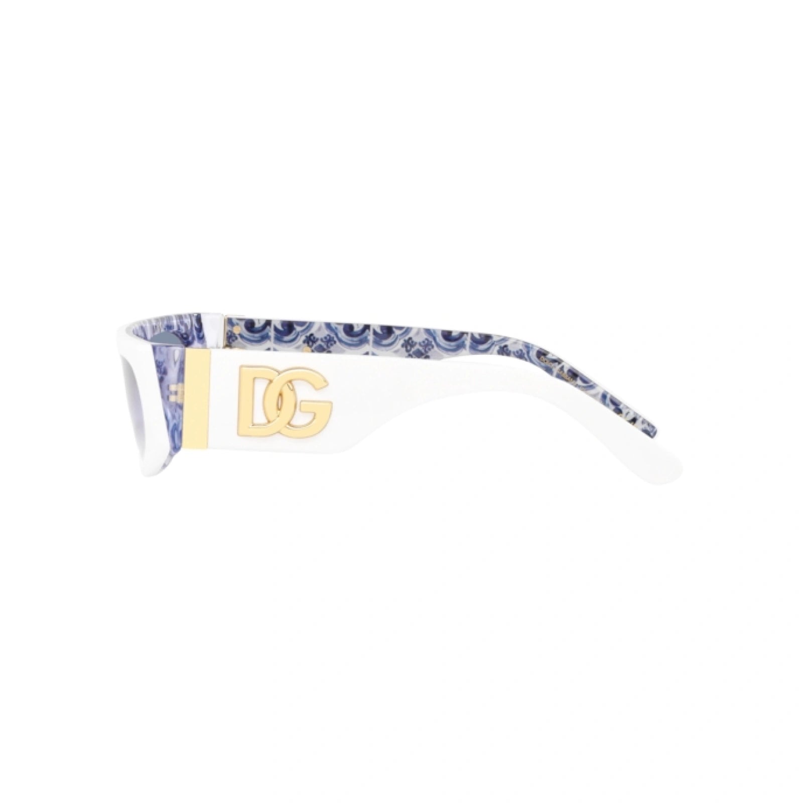 DOLCE & GABBANA DG 4411 - 337119 BIANCO SU MAIOLICA BLU | OCCHIALE DA SOLE DONNA