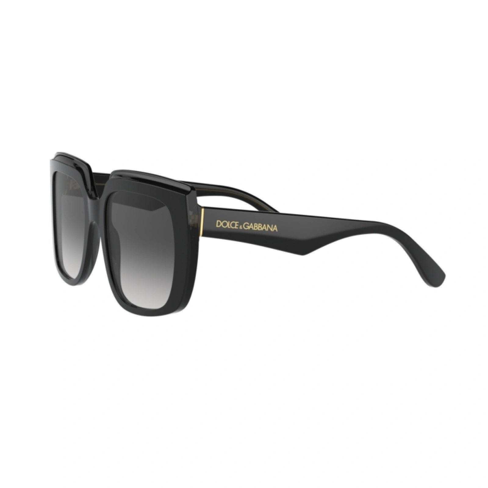 DOLCE & GABBANA DG 4414 - 501/8G NERO SU NERO TRASPARENTE | OCCHIALE DA SOLE DONNA