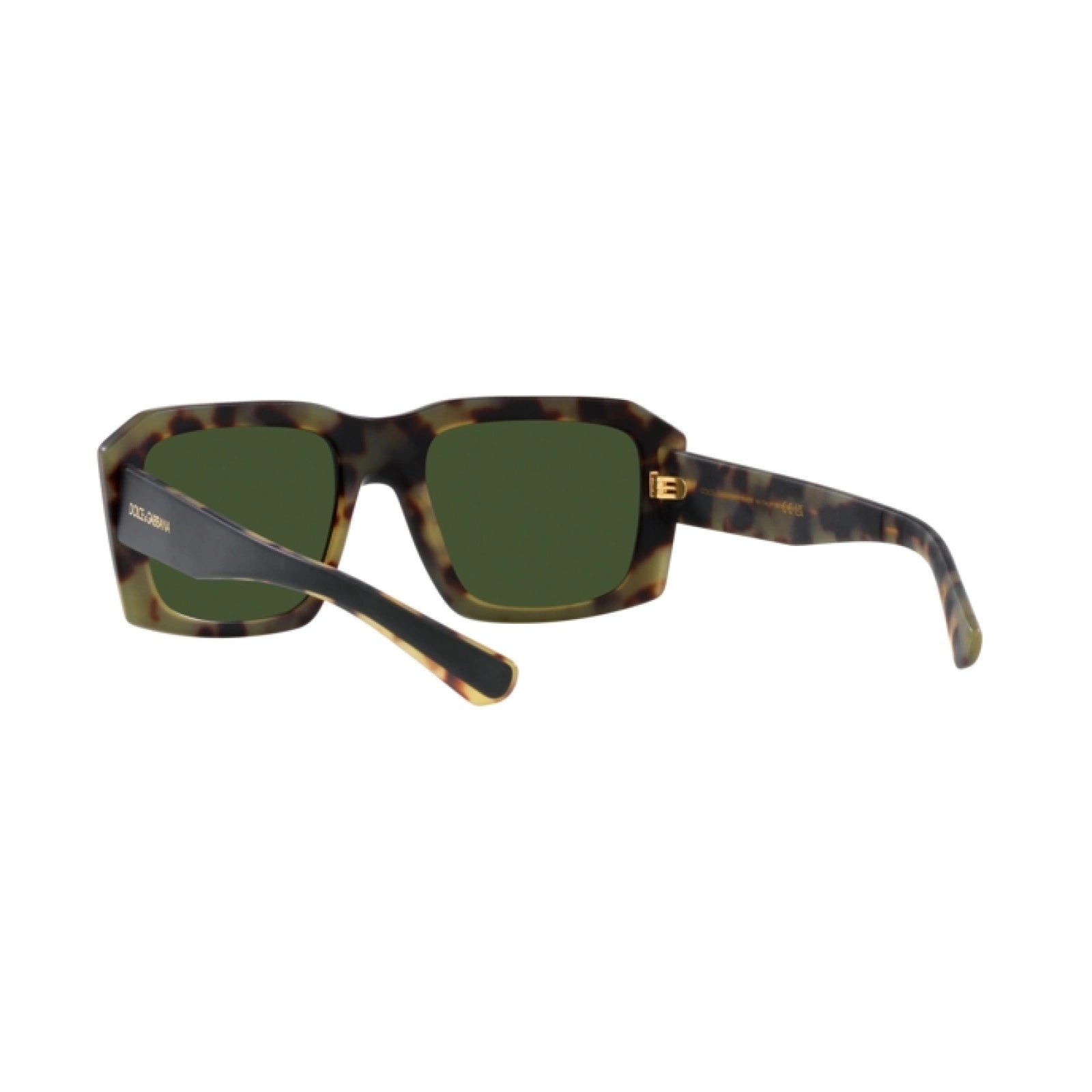 DOLCE & GABBANA DG 4430 - 340471 NERO OPACO SU AVANA GIALLA | OCCHIALE DA SOLE UOMO