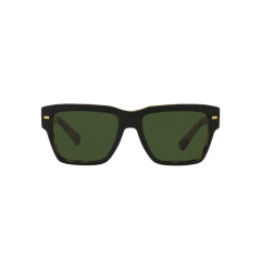 DOLCE & GABBANA DG 4431 - 340471 NERO OPACO SU AVANA GIALLA | OCCHIALE DA SOLE UOMO CALIBRO 55