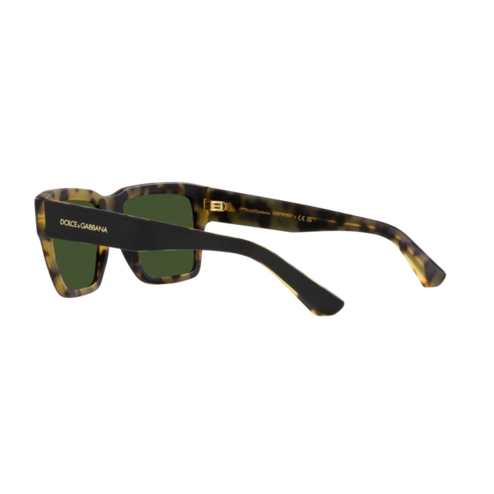 DOLCE & GABBANA DG 4431 - 340471 NERO OPACO SU AVANA GIALLA | OCCHIALE DA SOLE UOMO