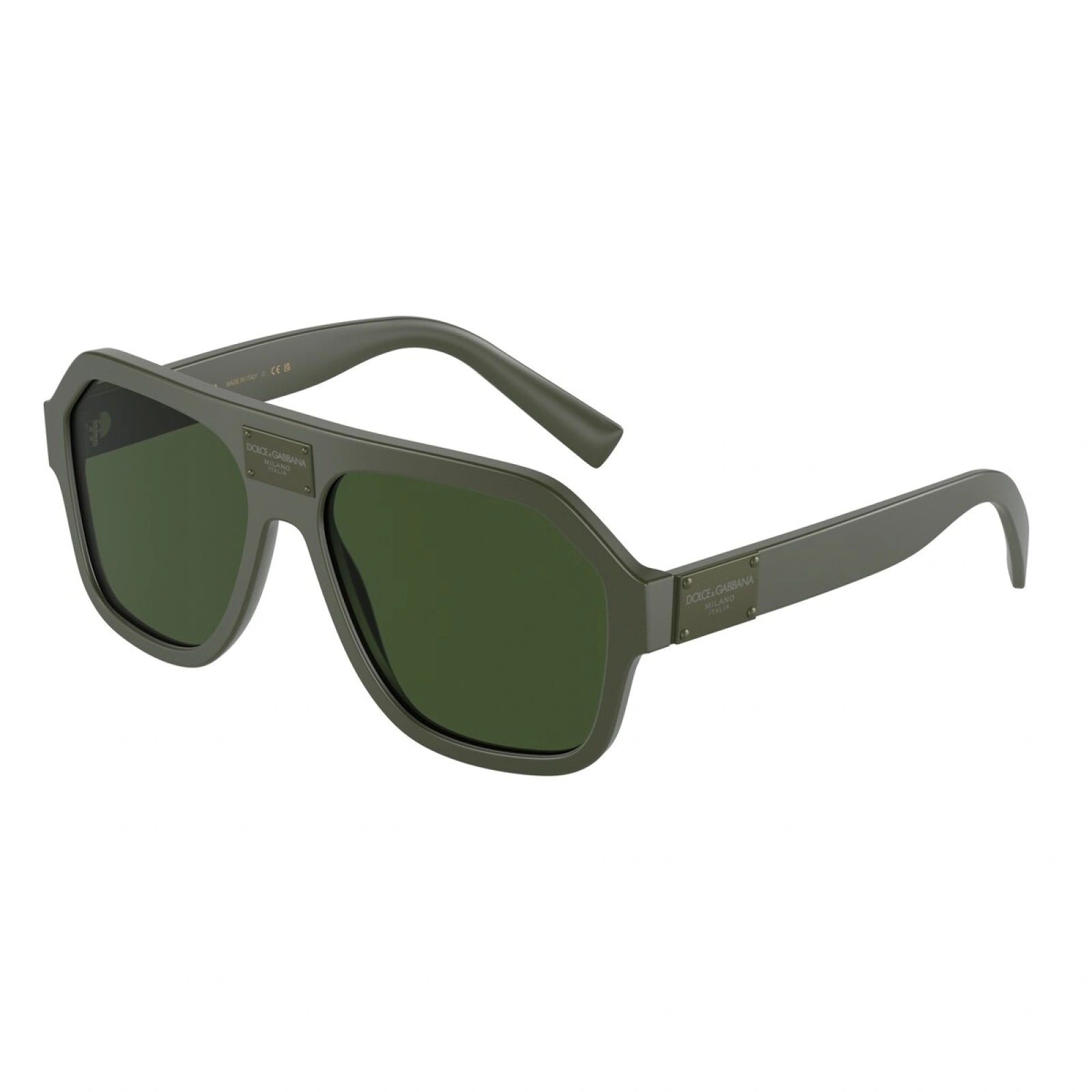 DOLCE & GABBANA DG 4433 - 329771 VERDE SCURO OPACO | OCCHIALE DA SOLE UOMO