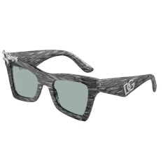 DOLCE & GABBANA DG 4434 - 318787 NERO A STRISCE | OCCHIALE DA SOLE DONNA CALIBRO 51