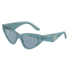 DOLCE & GABBANA DG 4439 - 3406E3 FIORE AZZURRO | OCCHIALE DA SOLE DONNA CALIBRO 55