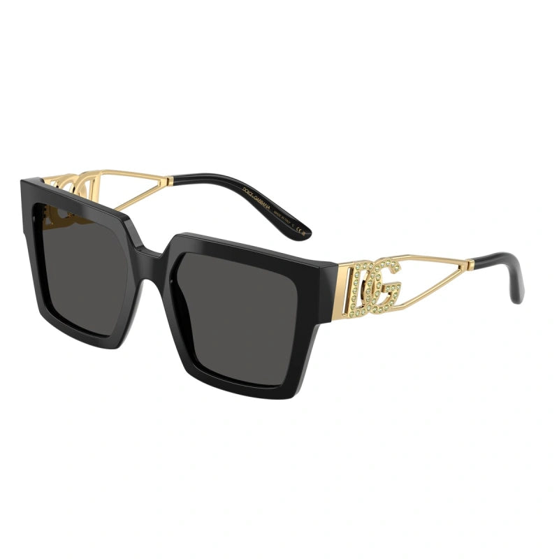 DOLCE & GABBANA - 335587 NERO | OCCHIALE DA SOLE DONNA - DG 4446B CALIBRO 53