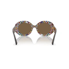 DOLCE & GABBANA DG 4448 - 321773 L'AVANA SULLA CARRIOLA BIANCA | OCCHIALE DA SOLE DONNA CALIBRO 51