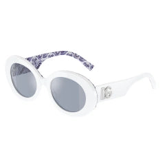 DOLCE & GABBANA DG 4448 - 337155 MAIOLICA BIANCA SU BLU | OCCHIALE DA SOLE DONNA CALIBRO 51