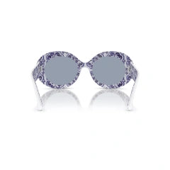 DOLCE & GABBANA DG 4448 - 337155 MAIOLICA BIANCA SU BLU | OCCHIALE DA SOLE DONNA CALIBRO 51