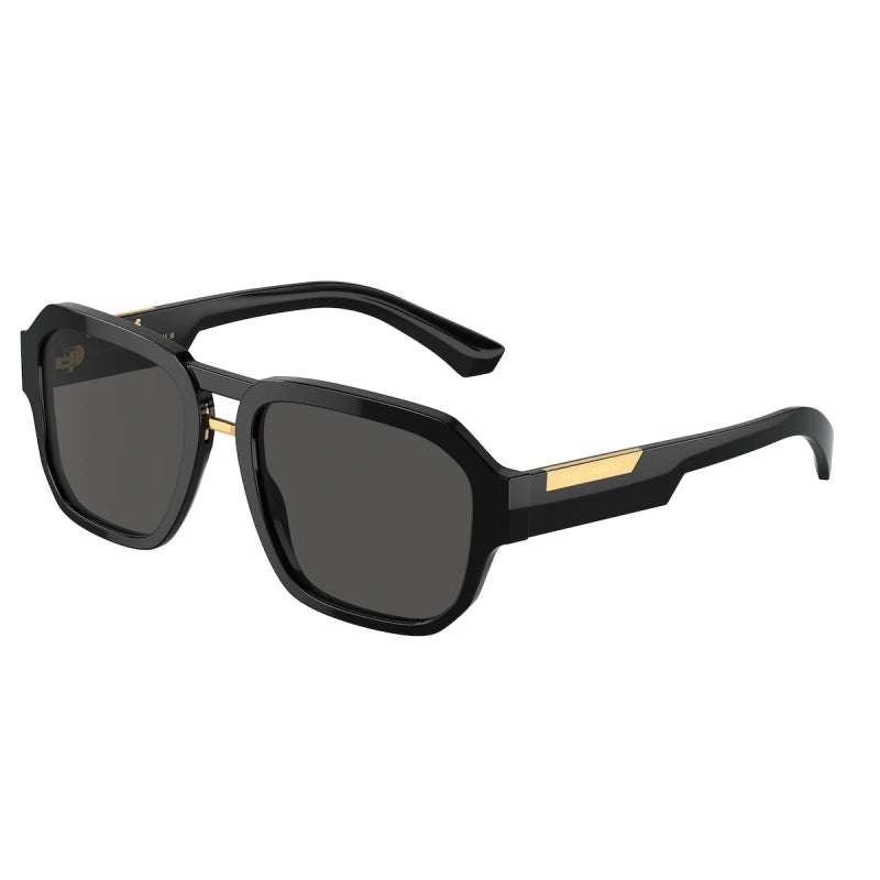 DOLCE & GABBANA - 501/87 NERO | OCCHIALE DA SOLE UOMO - DG 4464 CALIBRO 56