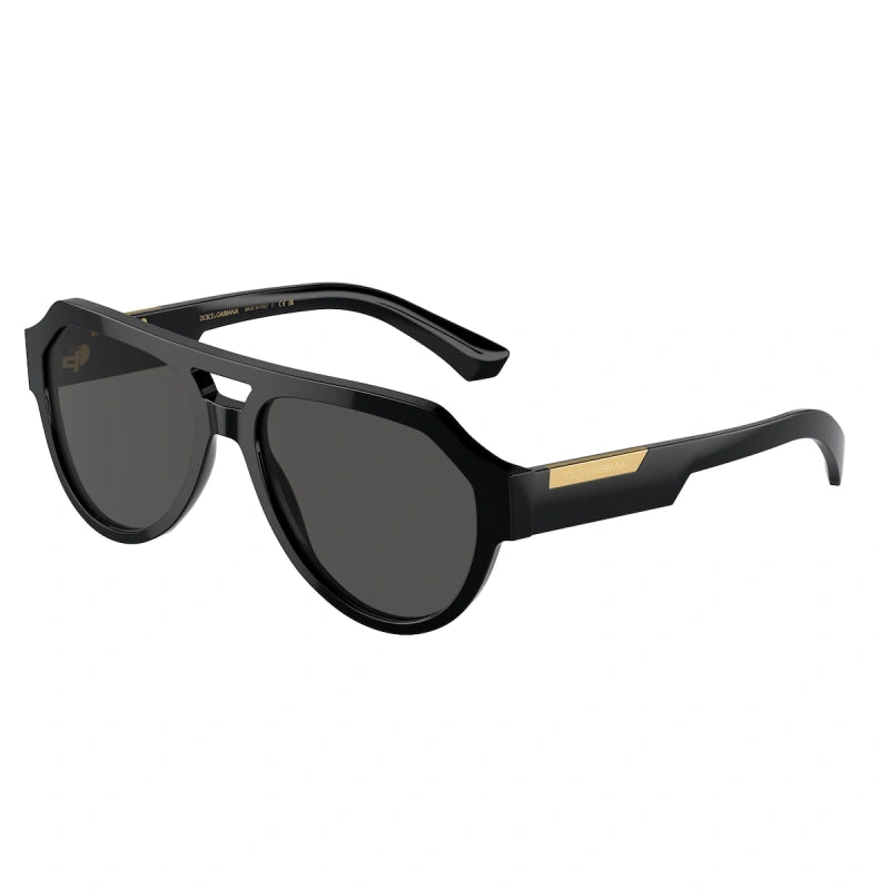 DOLCE & GABBANA - 501/87 NERO | OCCHIALE DA SOLE UOMO - DG 4466 CALIBRO 56