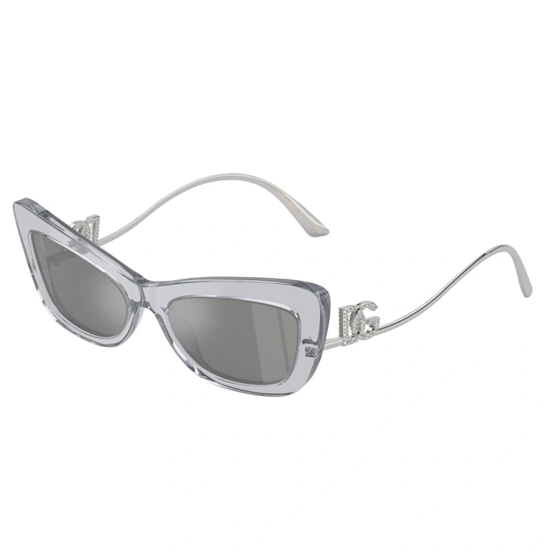 DOLCE & GABBANA - 32916G GRIGIO TRASPARENTE | OCCHIALE DA SOLE DONNA - DG 4467B CALIBRO 55