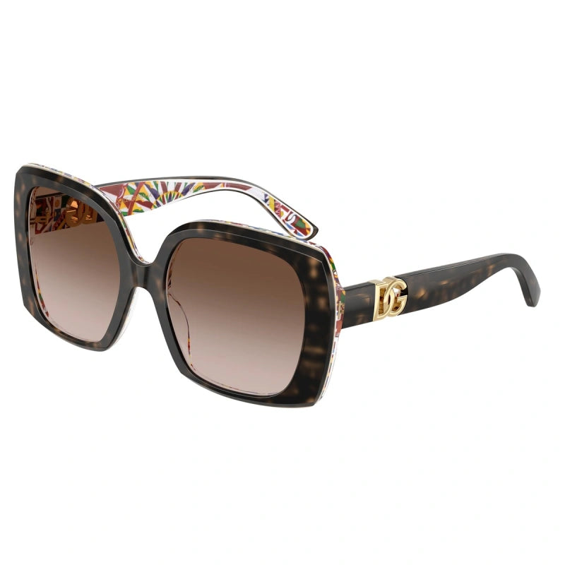 DOLCE & GABBANA - 321713 AVANA SU CARRIOLA BIANCA | OCCHIALE DA SOLE DONNA - DG 4475 CALIBRO 56