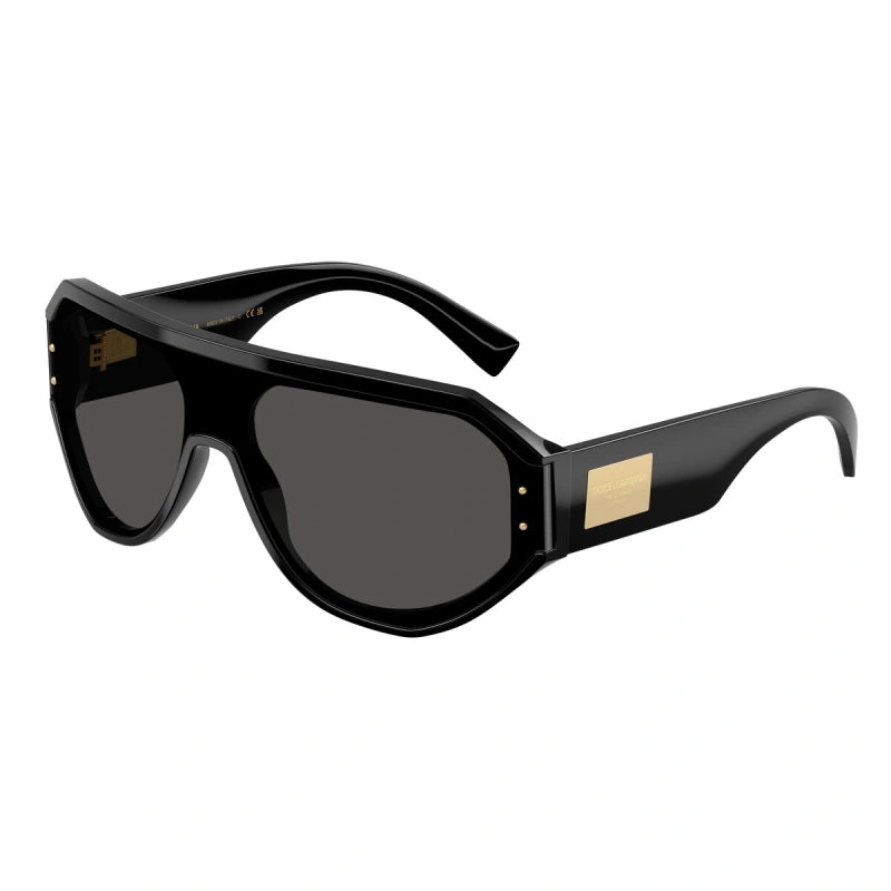 DOLCE & GABBANA - 501/87 NERO | OCCHIALE DA SOLE UOMO - DG 4481 CALIBRO 47