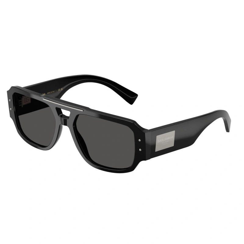 DOLCE & GABBANA - 501/87 NERO | OCCHIALE DA SOLE UOMO - DG 4482 CALIBRO 57