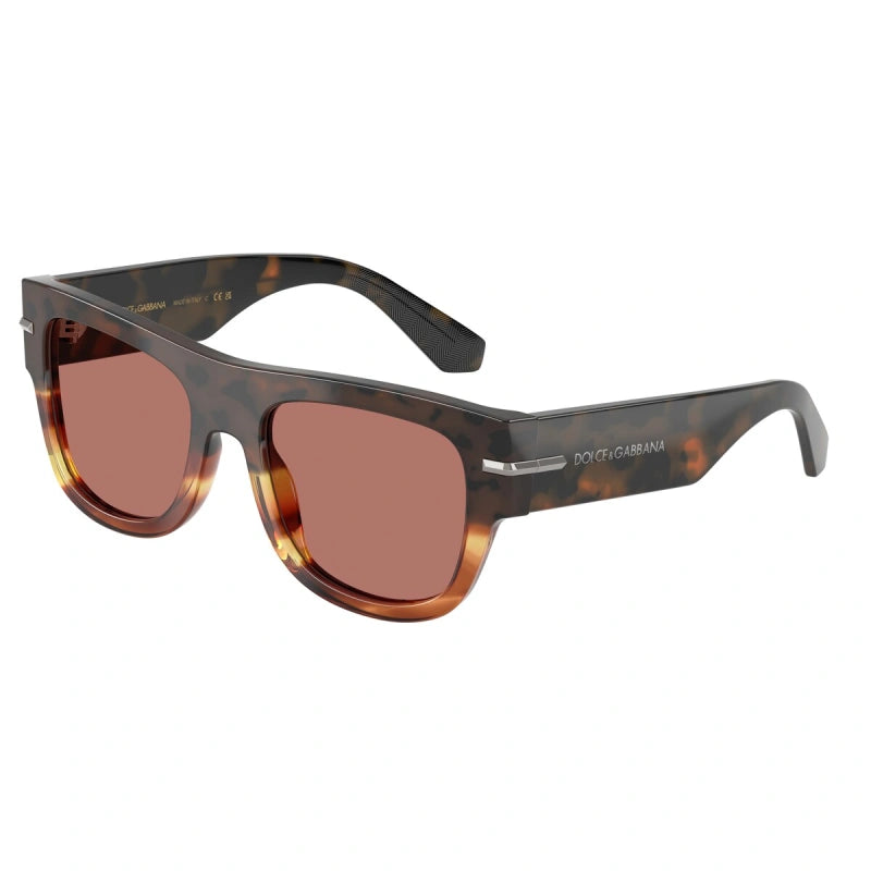 DOLCE & GABBANA - 3438M6 AVANA MARRONE CALDO | OCCHIALE DA SOLE UOMO - DG 4484 CALIBRO 54