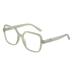 DOLCE & GABBANA DG 5105U - 3345 VERDE LATTE | OCCHIALE DA VISTA DONNA CALIBRO 55
