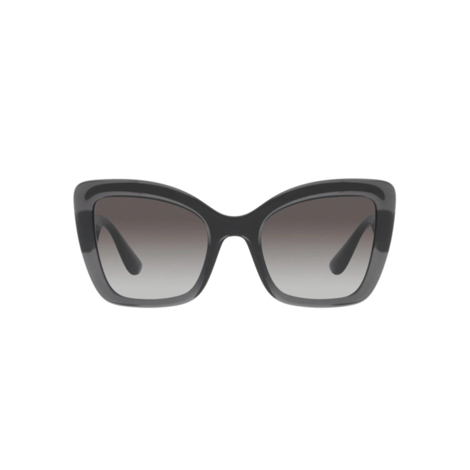 DOLCE & GABBANA DG 6170 - 32578G GRIGIO/NERO TRASPARENTE | OCCHIALE DA SOLE DONNA