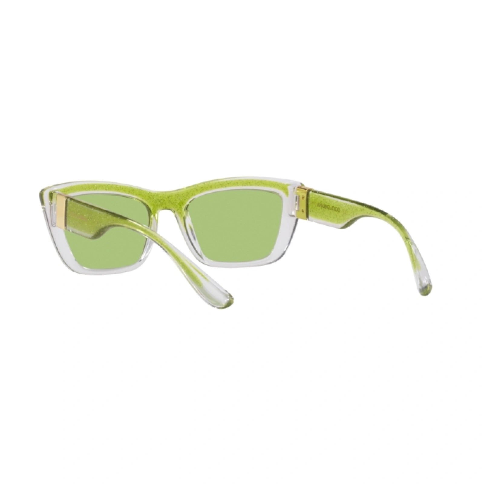 DOLCE & GABBANA DG 6171 - 3354/2 GLITTER TRASPARENTE/VERDE | OCCHIALE DA SOLE DONNA