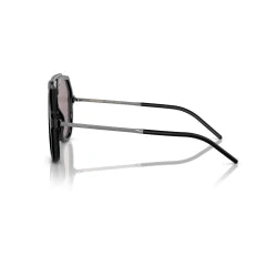 DOLCE & GABBANA DG 6195 - 25257N NERO OPACO | OCCHIALE DA SOLE UOMO CALIBRO 45