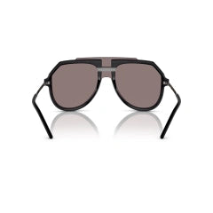 DOLCE & GABBANA DG 6195 - 25257N NERO OPACO | OCCHIALE DA SOLE UOMO CALIBRO 45