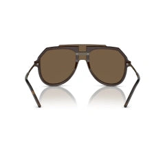 DOLCE & GABBANA DG 6195 - 502/73 L'AVANA | OCCHIALE DA SOLE UOMO CALIBRO 45