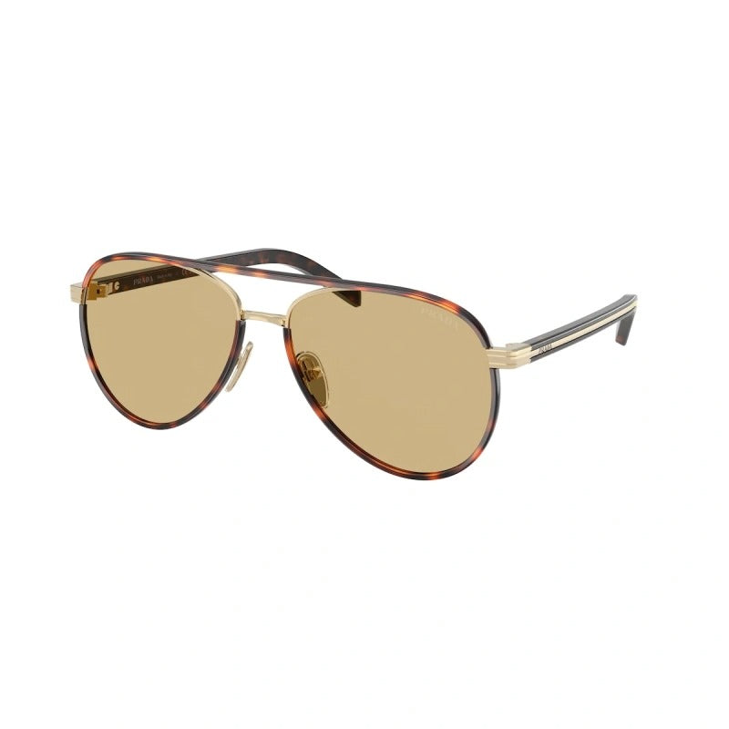 PRADA - 21E10R ORO PALLIDO | OCCHIALE DA SOLE DONNA - PR B57S CALIBRO 56