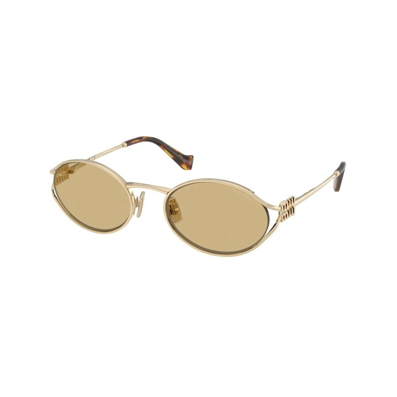 MIU MIU - ZVN10R ORO PALLIDO | OCCHIALE DA SOLE DONNA - MU 52YS CALIBRO 54