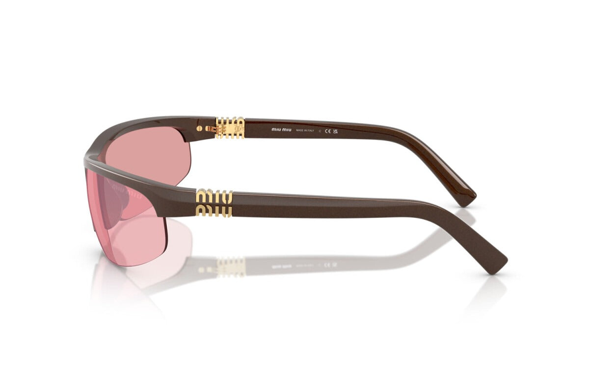 MIU MIU - 14Y70J CACAO METALLICO | OCCHIALE DA SOLE DONNA - MU A02S CALIBRO 70