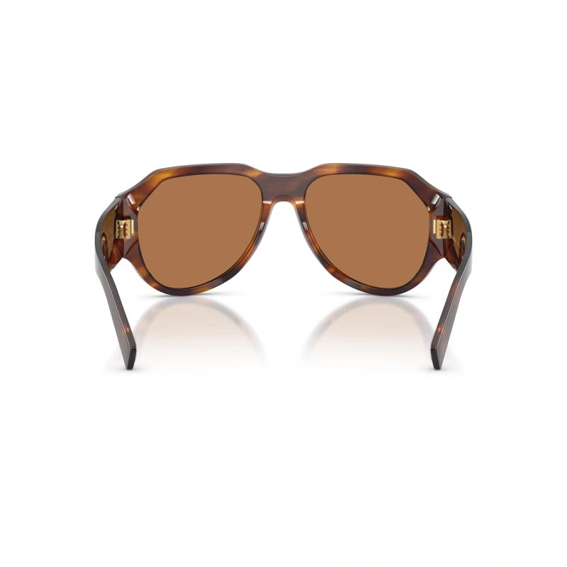 DOLCE & GABBANA - 306373 MARRONE STRIATO | OCCHIALE DA SOLE UOMO - DG 4504 CALIBRO 58