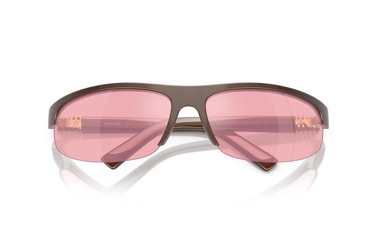 MIU MIU - 14Y70J CACAO METALLICO | OCCHIALE DA SOLE DONNA - MU A02S CALIBRO 70