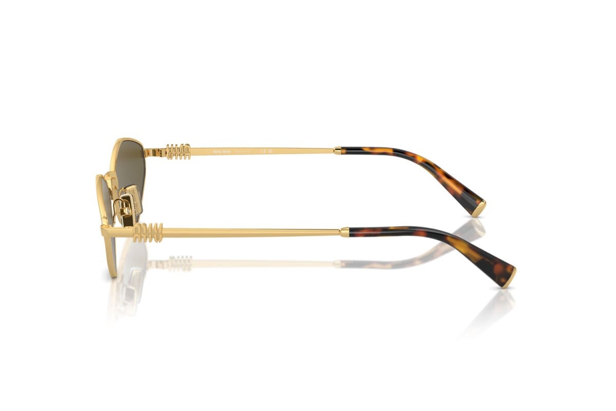 MIU MIU - 5AK09Z GOLD | OCCHIALE DA SOLE DONNA - MU 56ZS CALIBRO 56