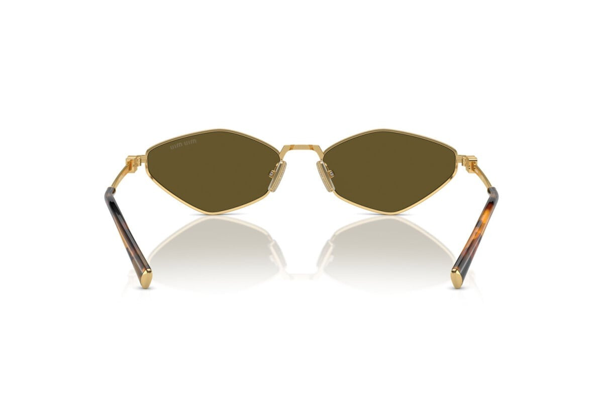 MIU MIU - 5AK09Z GOLD | OCCHIALE DA SOLE DONNA - MU 56ZS CALIBRO 56