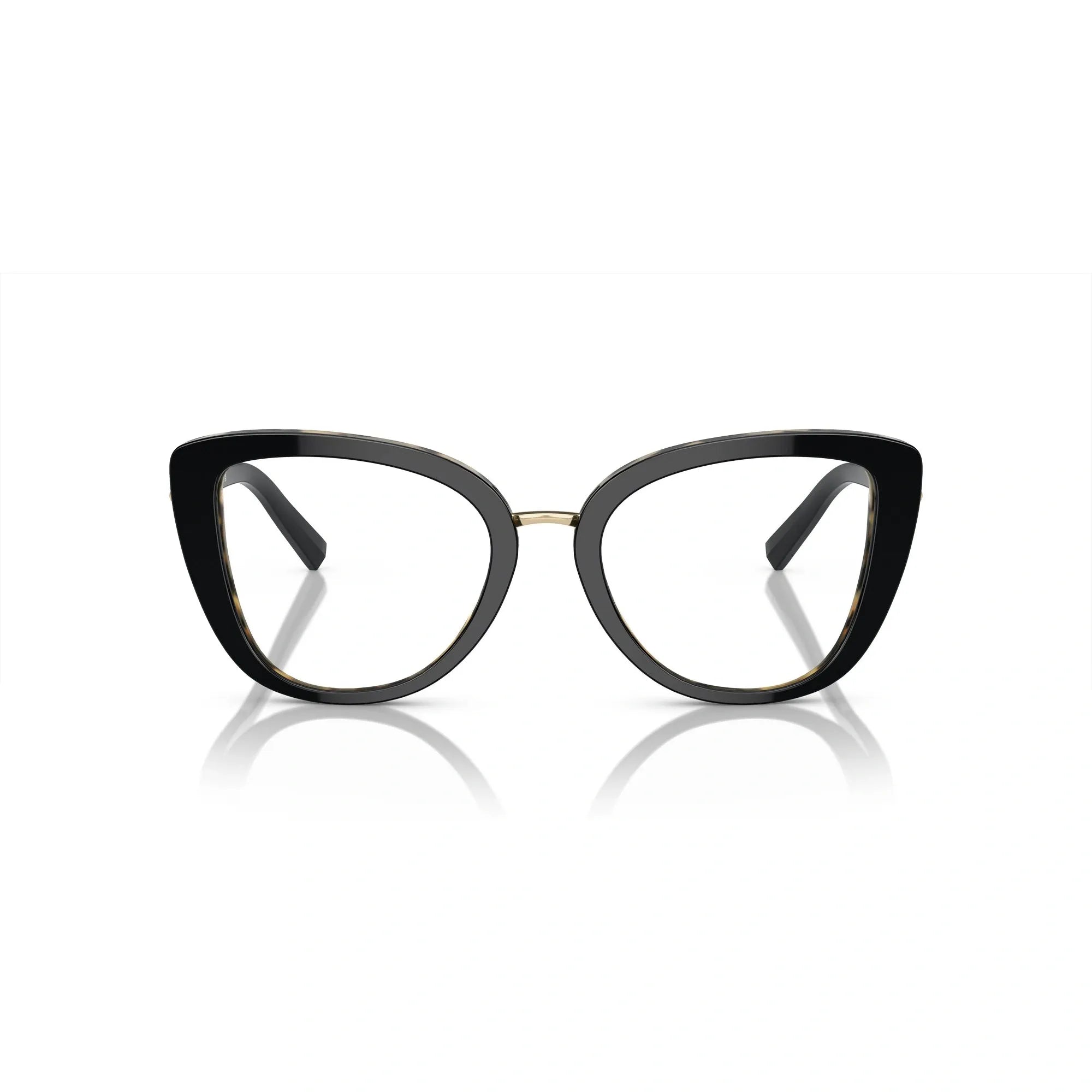 TIFFANY TF 2242 - 8256 NERO SU AVANA GIALLO | OCCHIALE DA VISTA DONNA | CALIBRO 50