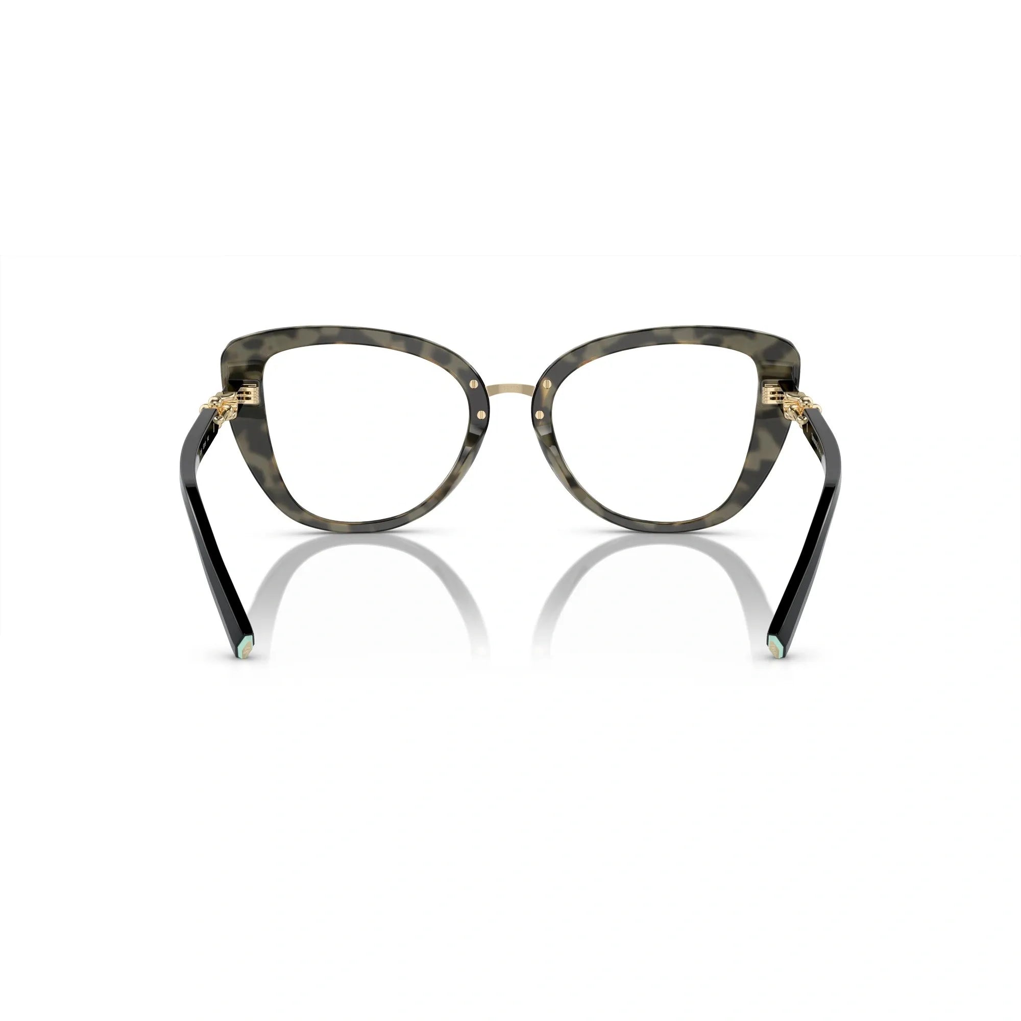 TIFFANY TF 2242 - 8256 NERO SU AVANA GIALLO | OCCHIALE DA VISTA DONNA | CALIBRO 50