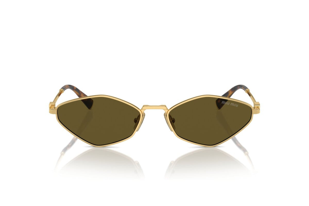 MIU MIU - 5AK09Z GOLD | OCCHIALE DA SOLE DONNA - MU 56ZS CALIBRO 56