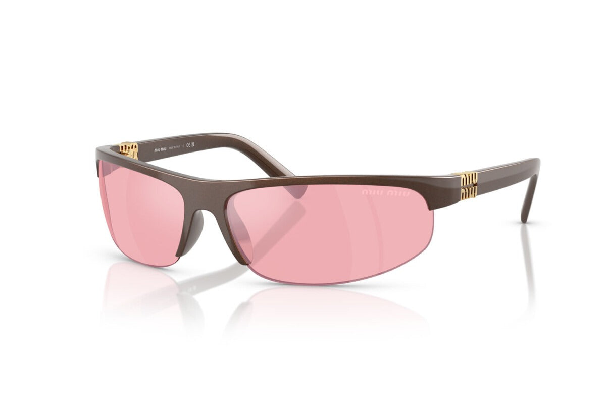 MIU MIU - 14Y70J CACAO METALLICO | OCCHIALE DA SOLE DONNA - MU A02S CALIBRO 70