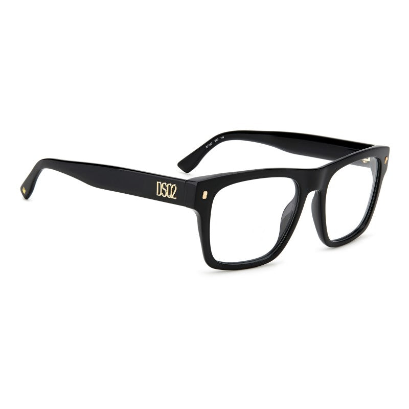 WOMEN'S EYEGLASSES DSQUARED2 D2 0025 - 807 BLACK 