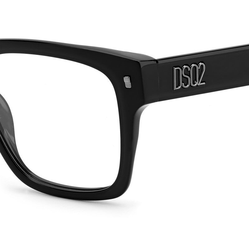 WOMEN'S EYEGLASSES DSQUARED2 D2 0025 - 807 BLACK 