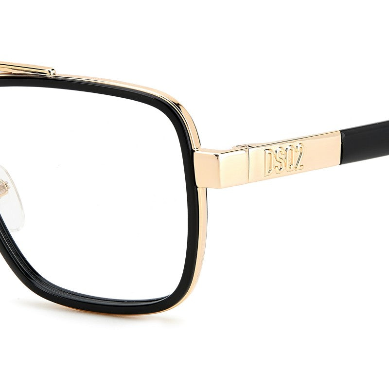 WOMEN'S EYEGLASSES DSQUARED2 D2 0025 - 807 BLACK 