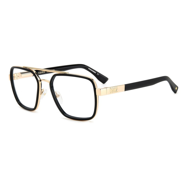 WOMEN'S EYEGLASSES DSQUARED2 D2 0025 - 807 BLACK 