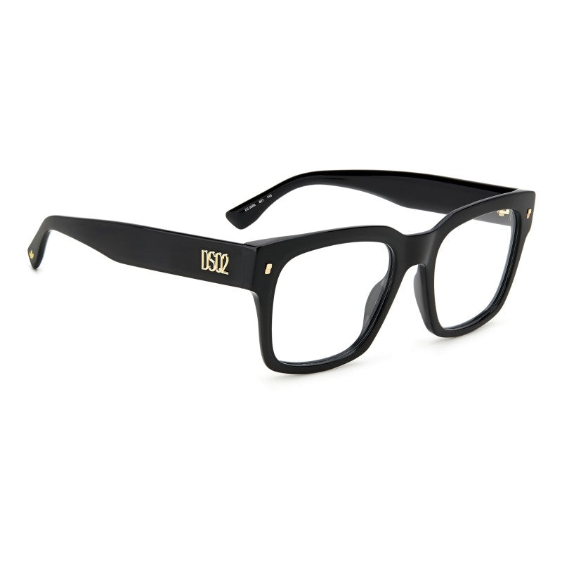 WOMEN'S EYEGLASSES DSQUARED2 D2 0025 - 807 BLACK 