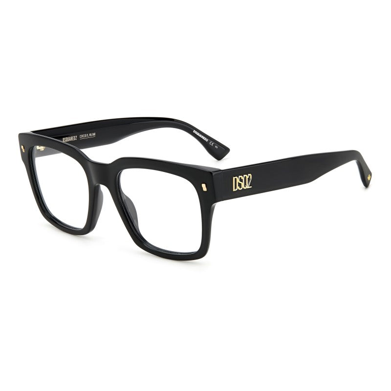 WOMEN'S EYEGLASSES DSQUARED2 D2 0025 - 807 BLACK 