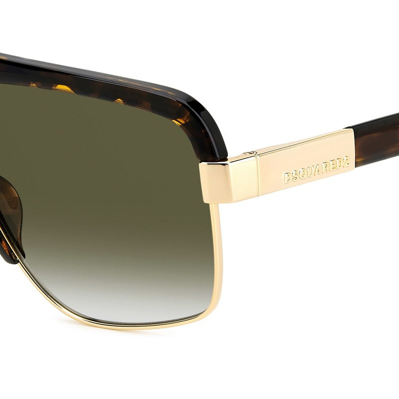 OCCHIALE DA SOLE UOMO | DSQUARED2 D2 0084/S - 2IK 9K ORO AVANA - CALIBRO 61