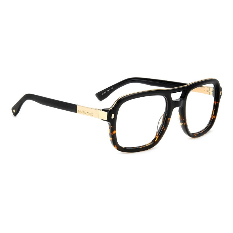WOMEN'S EYEGLASSES DSQUARED2 D2 0025 - 807 BLACK 