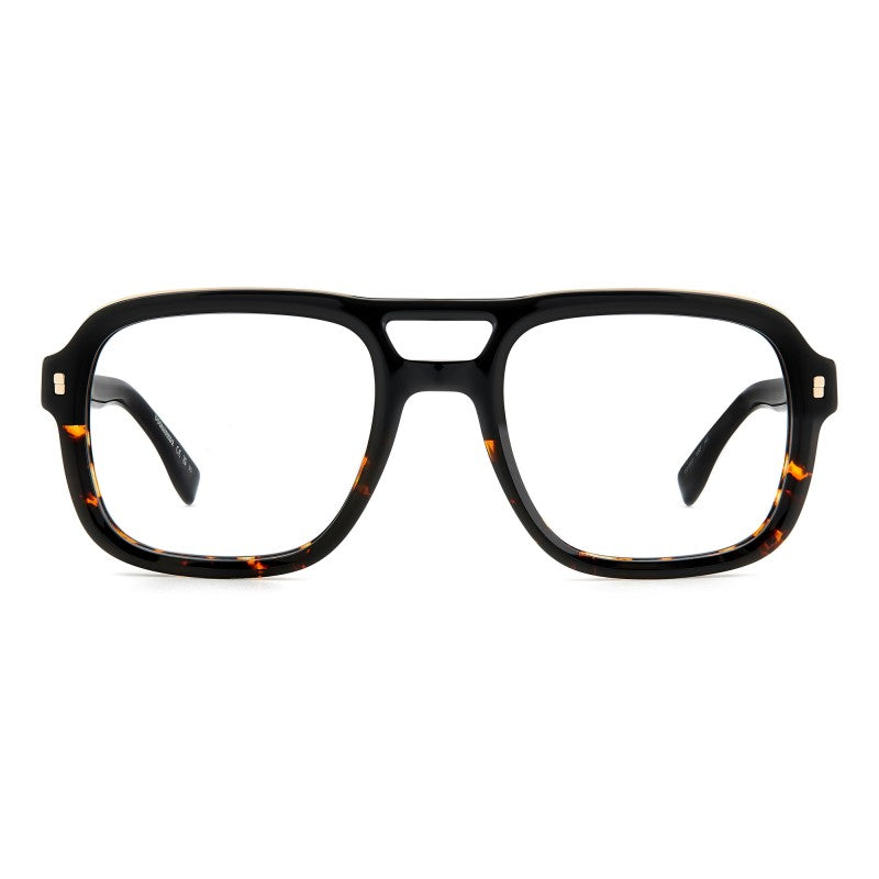 WOMEN'S EYEGLASSES DSQUARED2 D2 0025 - 807 BLACK 