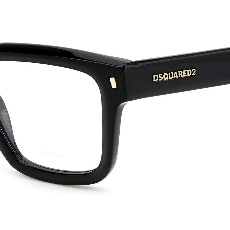 WOMEN'S EYEGLASSES DSQUARED2 D2 0025 - 807 BLACK 