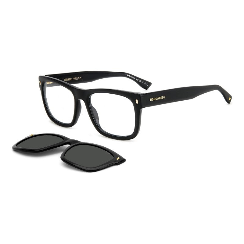 WOMEN'S EYEGLASSES DSQUARED2 D2 0025 - 807 BLACK 