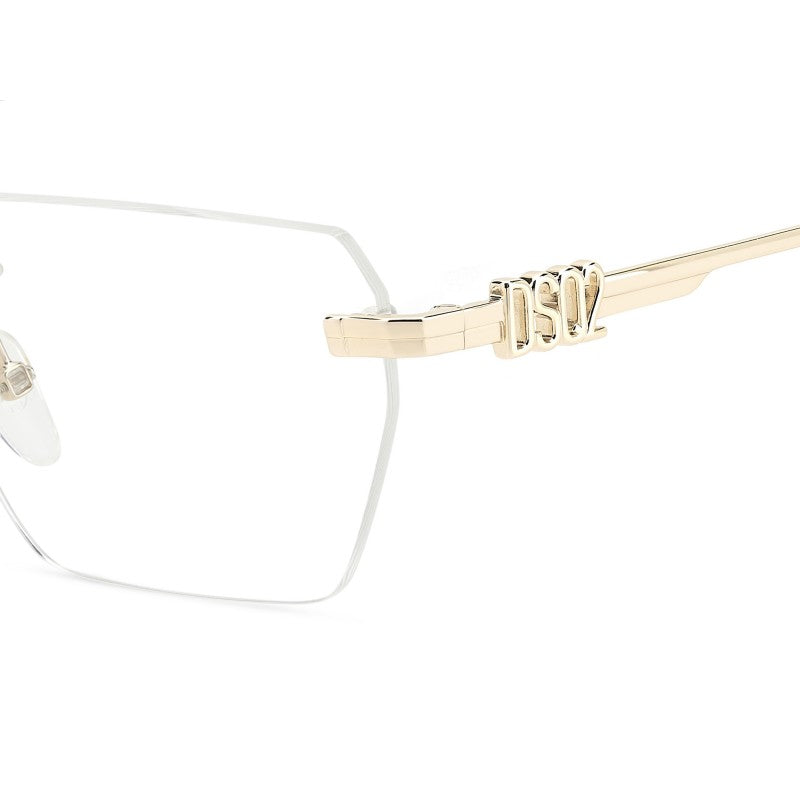 WOMEN'S EYEGLASSES DSQUARED2 D2 0025 - 807 BLACK 